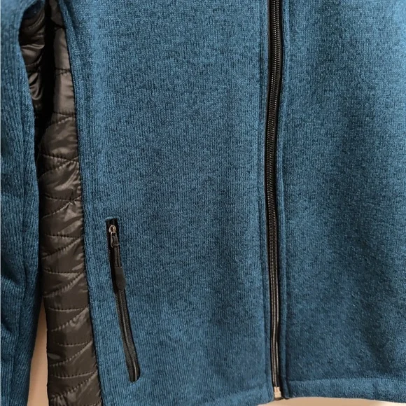 New Balance Teal and Black Hooded Jacket - Picture 4 of 13